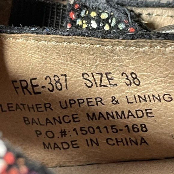 Alegria FRE-387 Freesia Womens 7.5 / 38 Rainbow Leather Slingback Clogs Mules - Picture 8 of 8